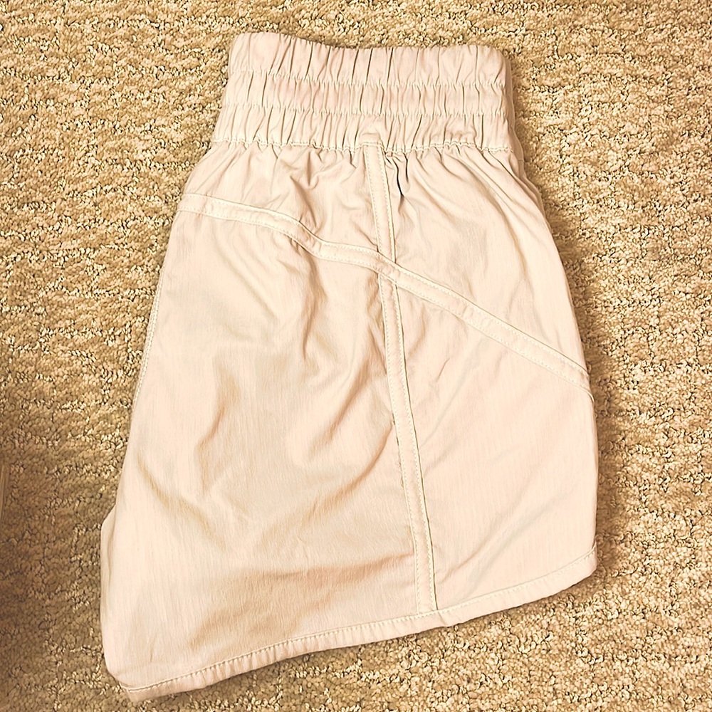 White Lululemon shorts